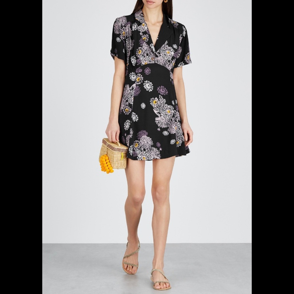 Free People-Blue Hawaii Mini Dress